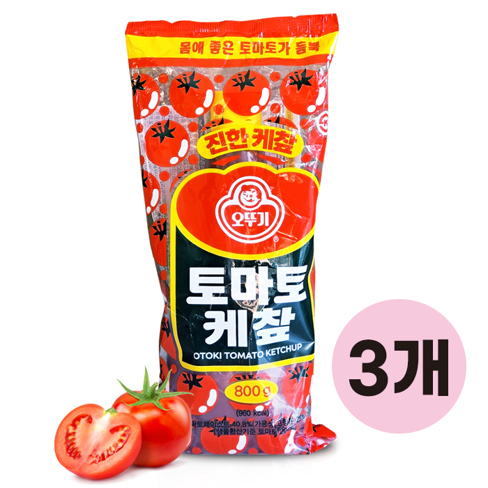 오뚜기 토마토 케챂 800g x 3개 / 오뚜기 케찹상품상세_동원몰