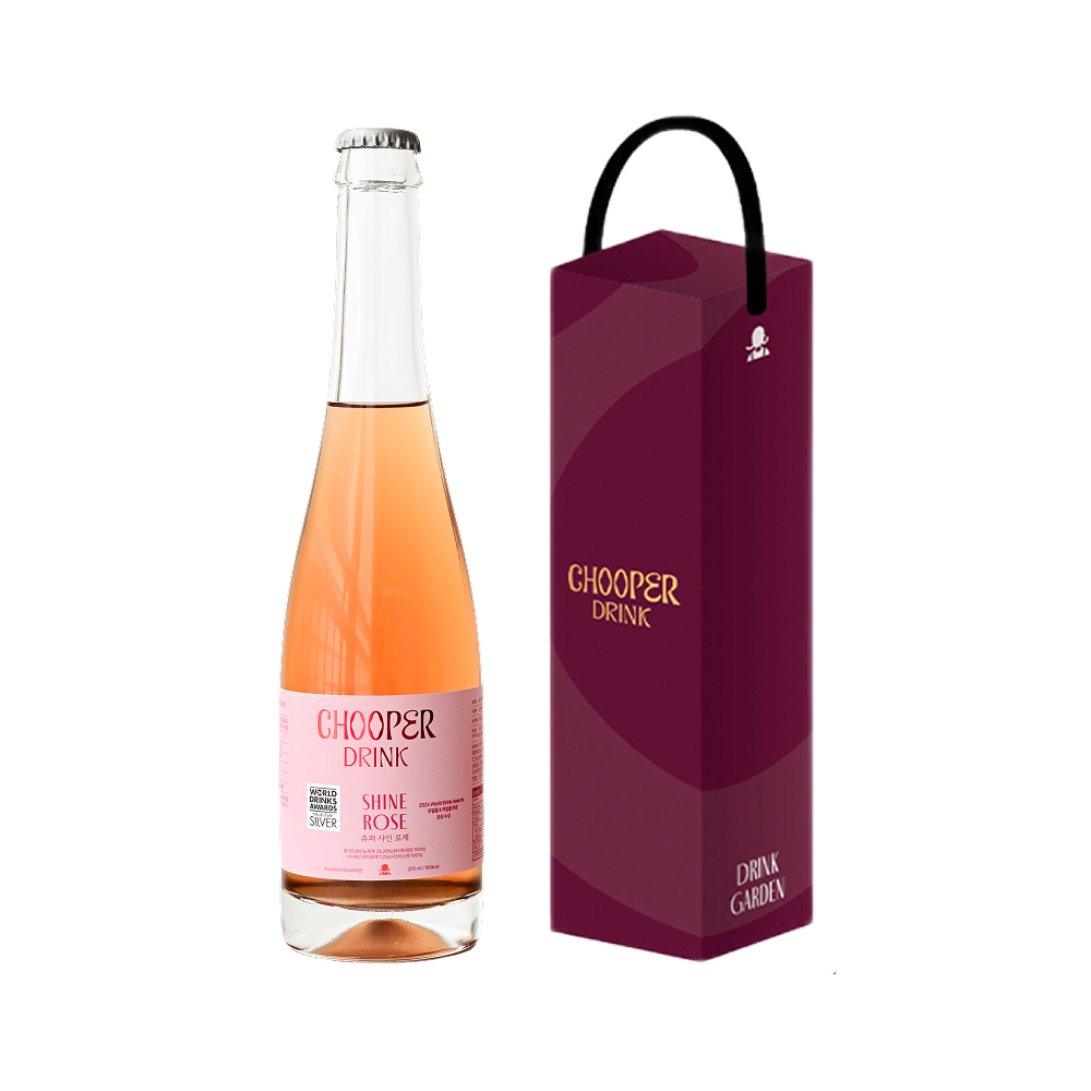 [츄퍼] 무알콜 와인 (샤인 로제 375ml)