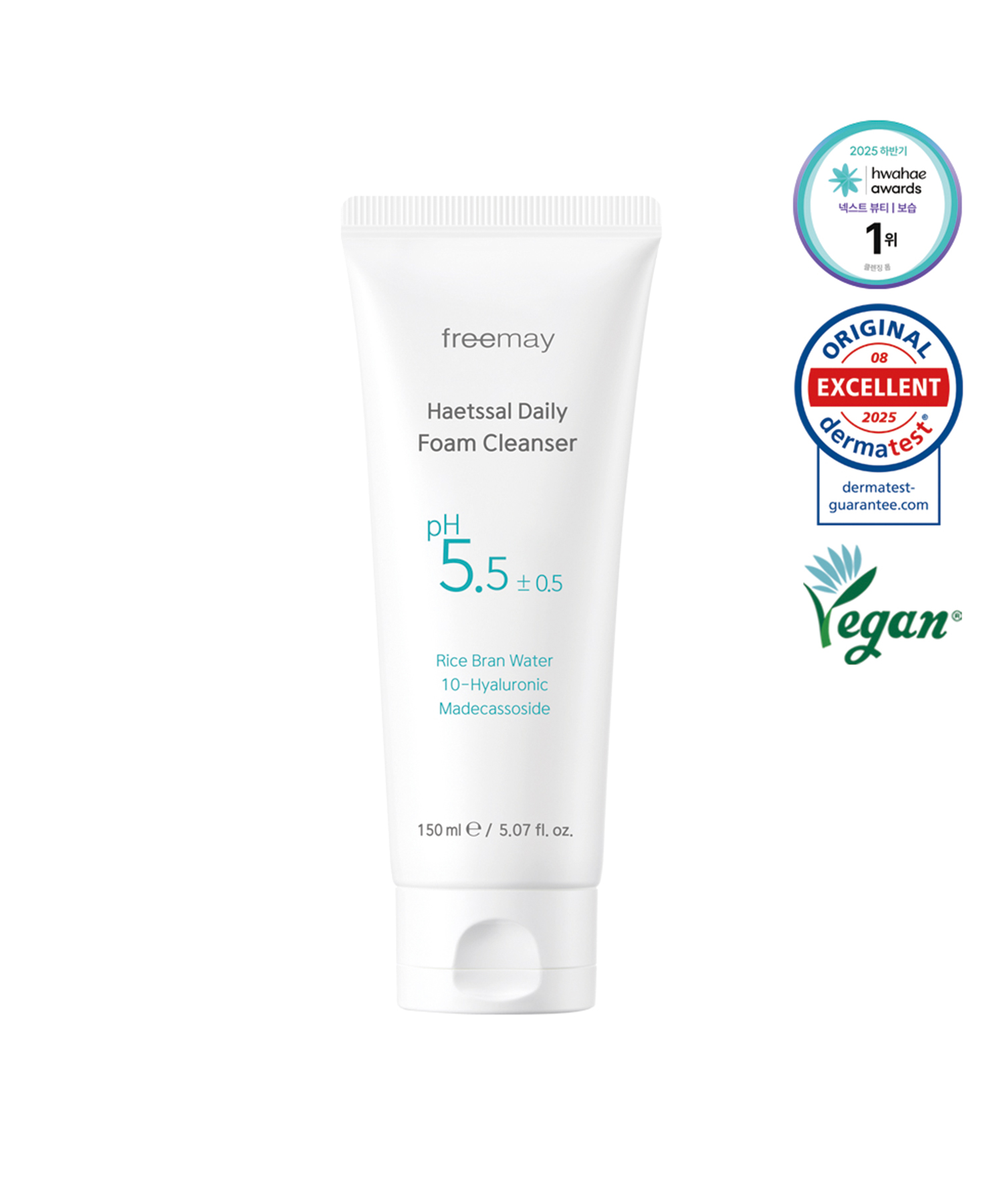 [프리메이] 햇쌀 데일리 폼 클렌저 150ml