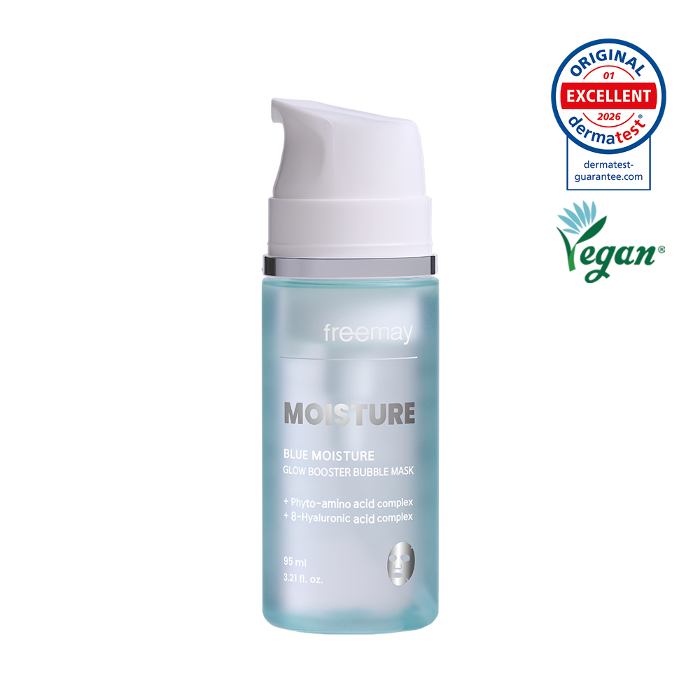 [프리메이] 블루 모이스춰 글로우 부스터 버블 마스크 95ml