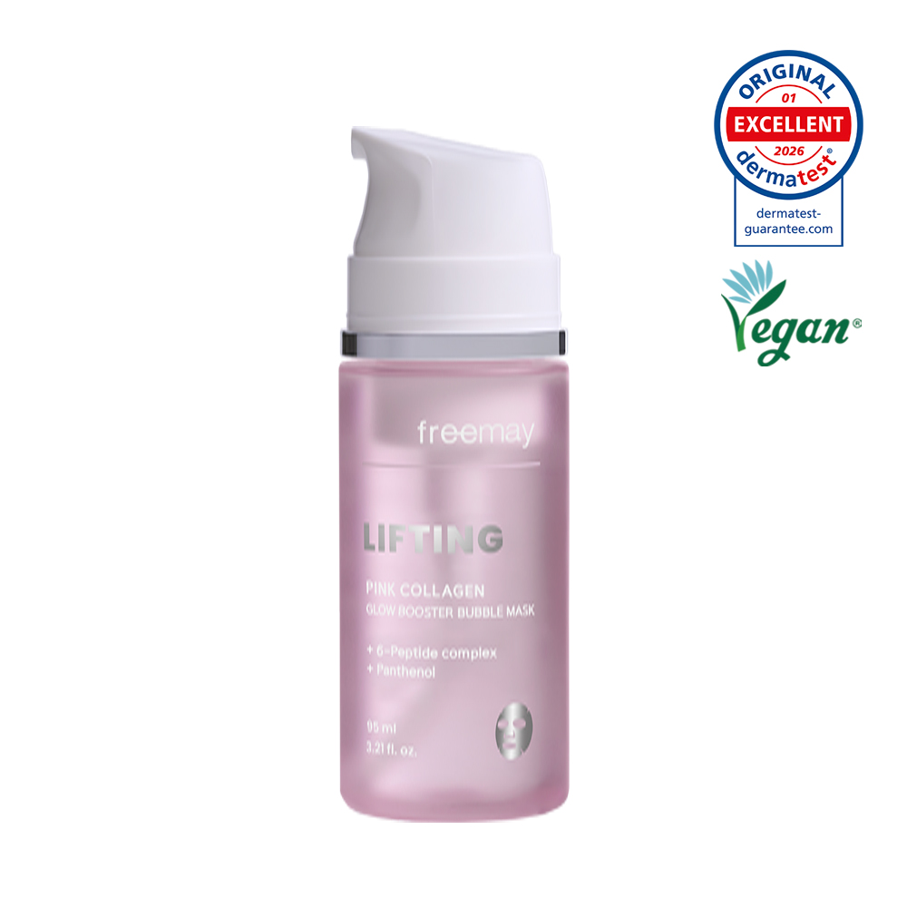 [프리메이] 핑크 콜라겐 글로우 부스터 버블 마스크 95ml