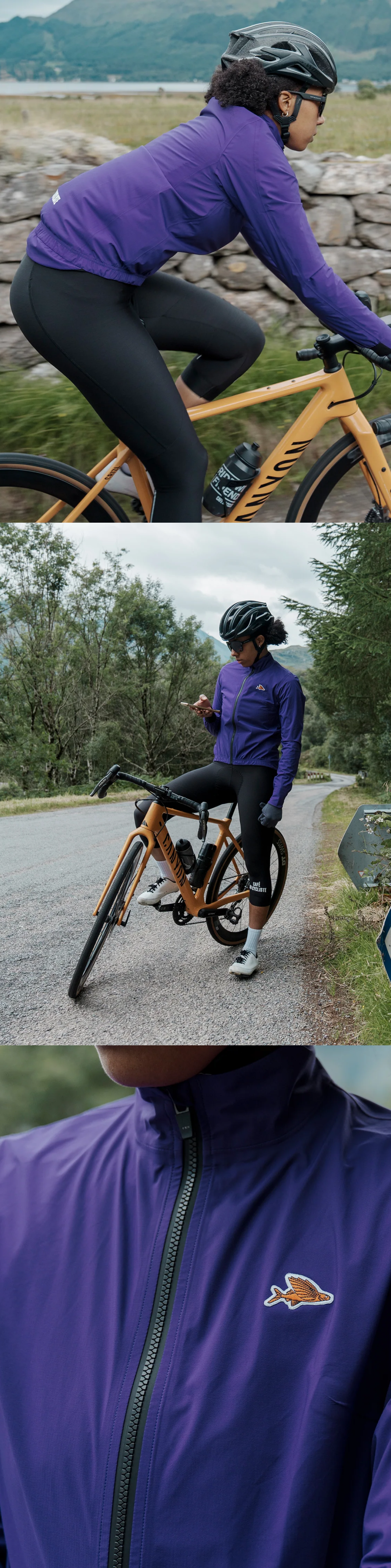 Suzette Jacket Waterproof Amethyst Women 4.png