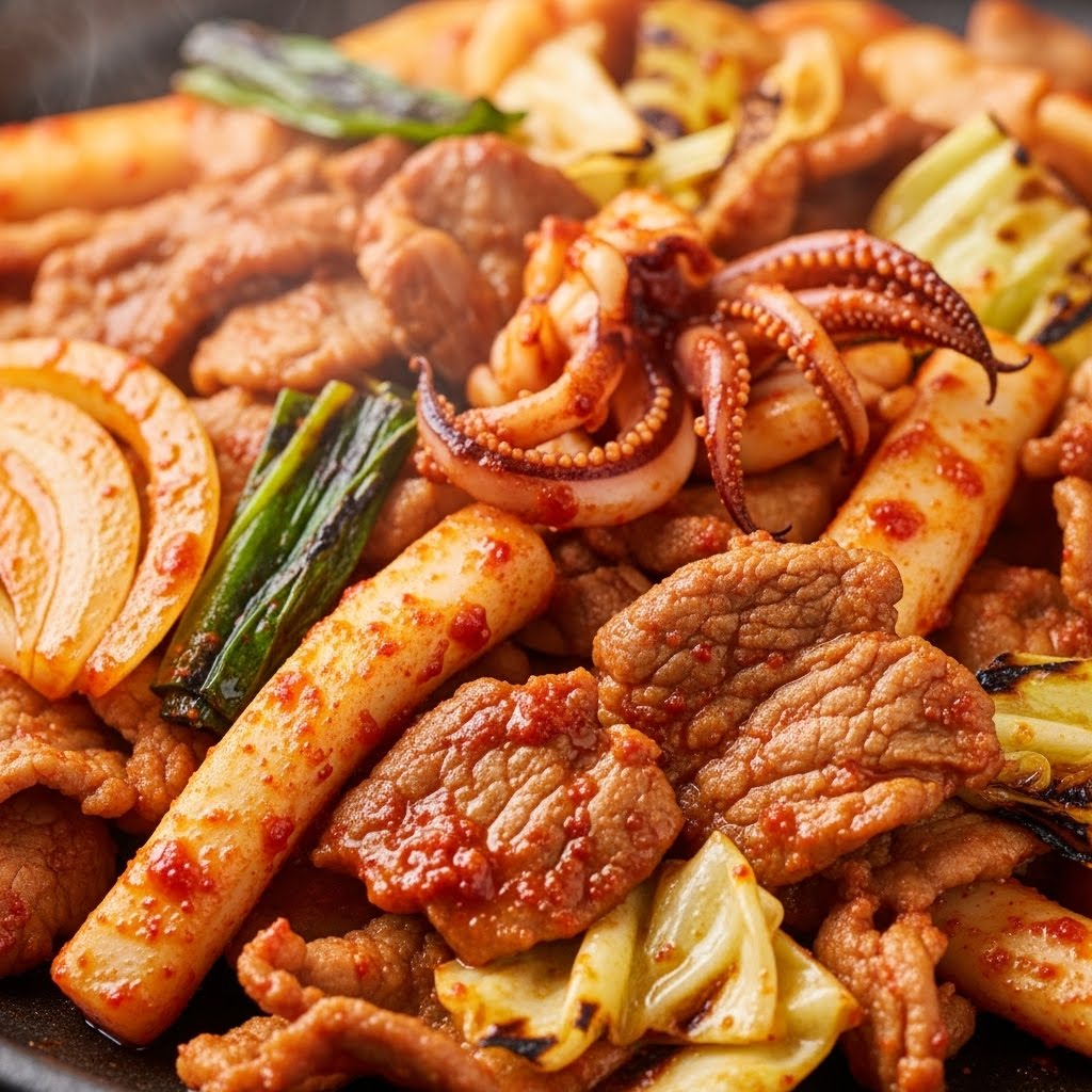 (랜선포차)오징어제육볶음 300g 2팩