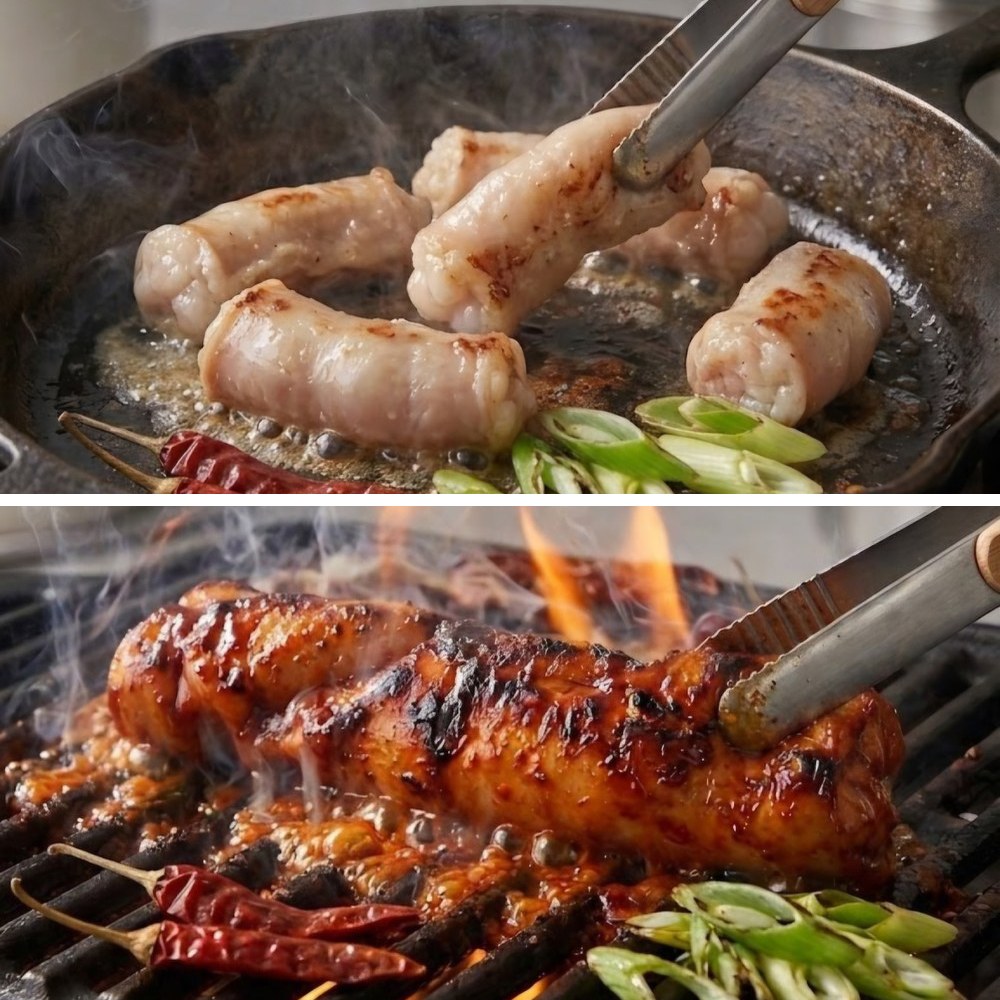 (랜선포차)구이용 대창 300g 1팩+구이용 양념 대창 300g 1팩