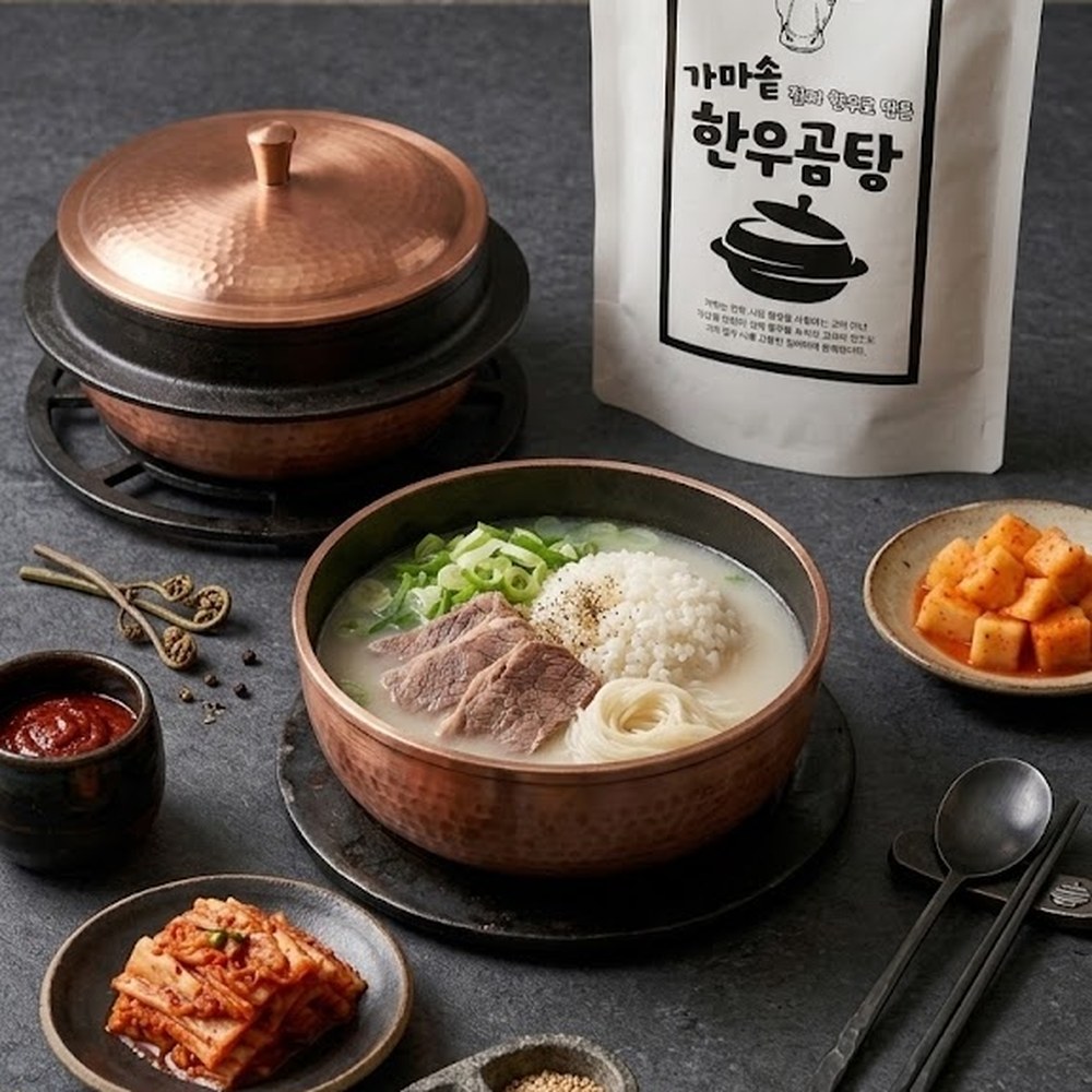 (랜선포차)한우사골곰탕 500g 1팩