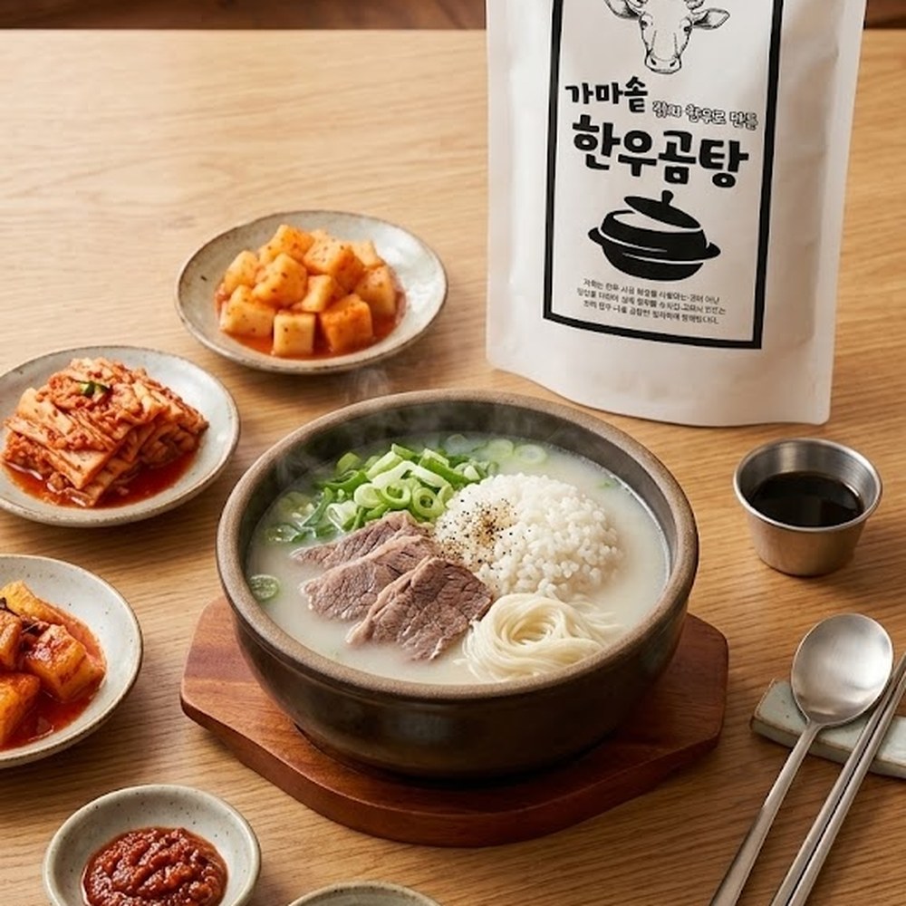 (랜선포차)한우사골곰탕 500g 2팩