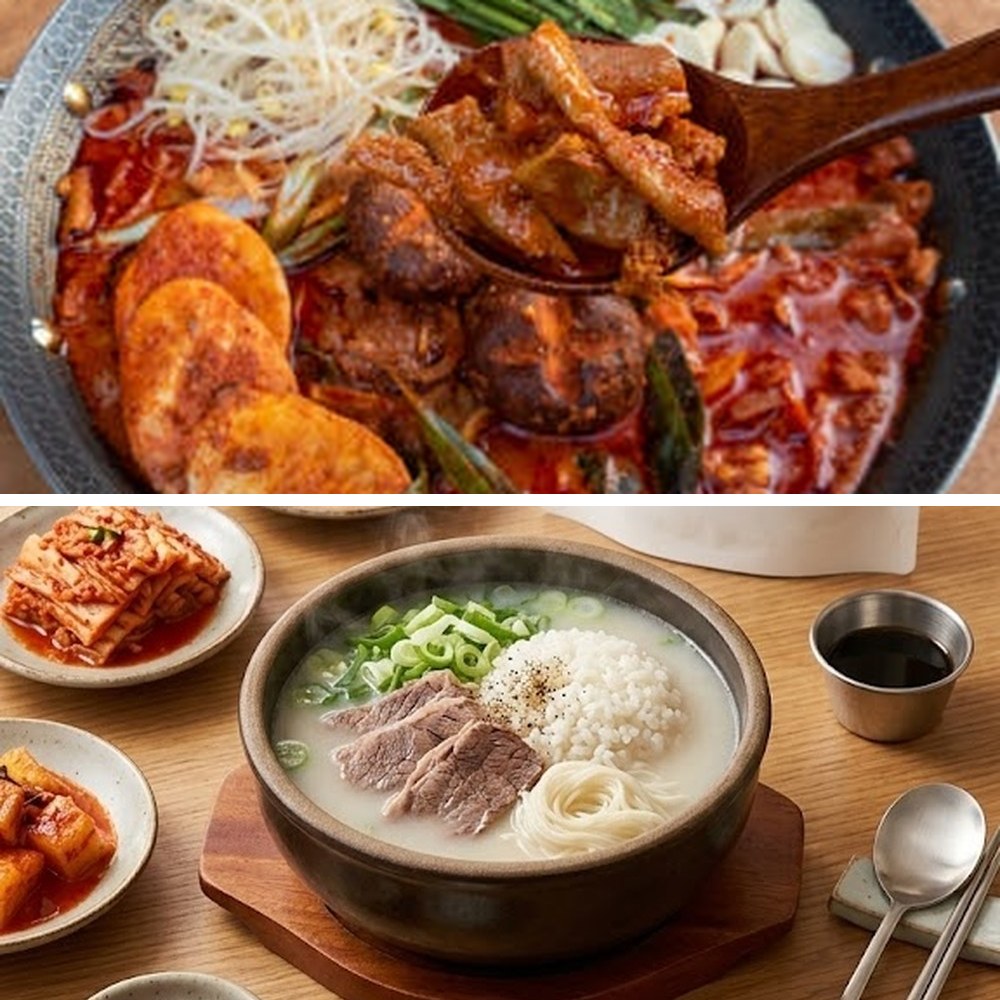 (랜선포차)소곱창전골 400g 1팩+한우사골곰탕 500g 1팩