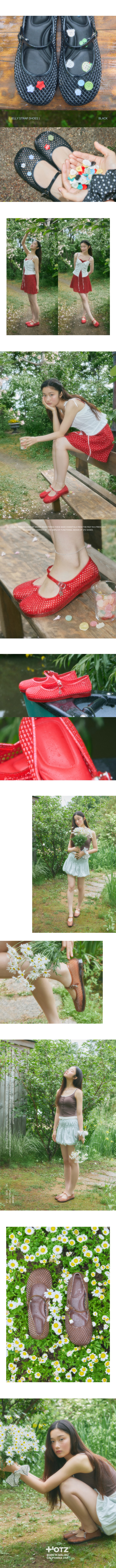 JELLY STRAP SHOES BLACK